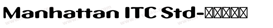 Manhattan ITC Std字体转换